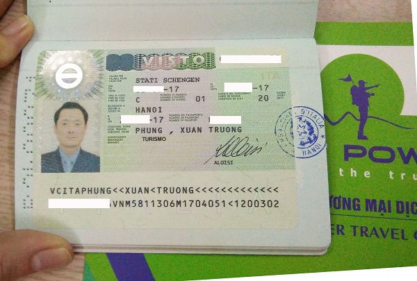 Chúc mừng visa Schengen